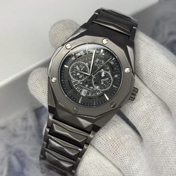 Hublot Diamond Cut Skeleton Watch