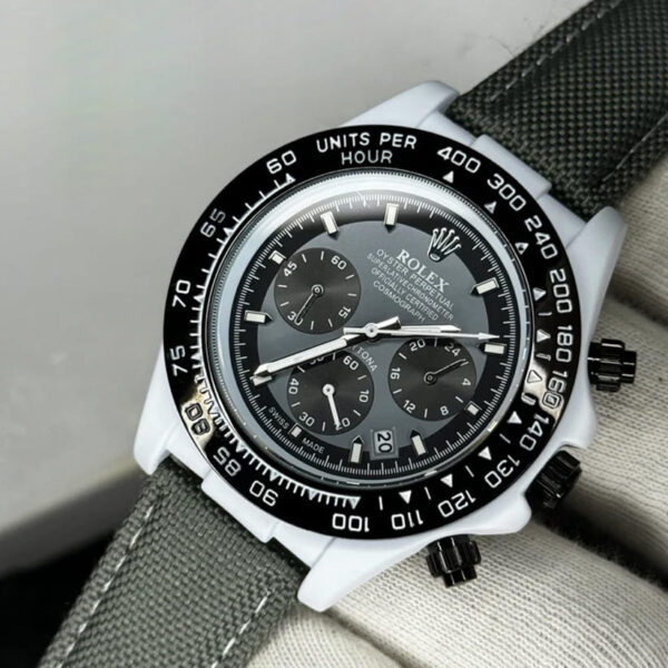 Rolex Chronograph Carbon Watch