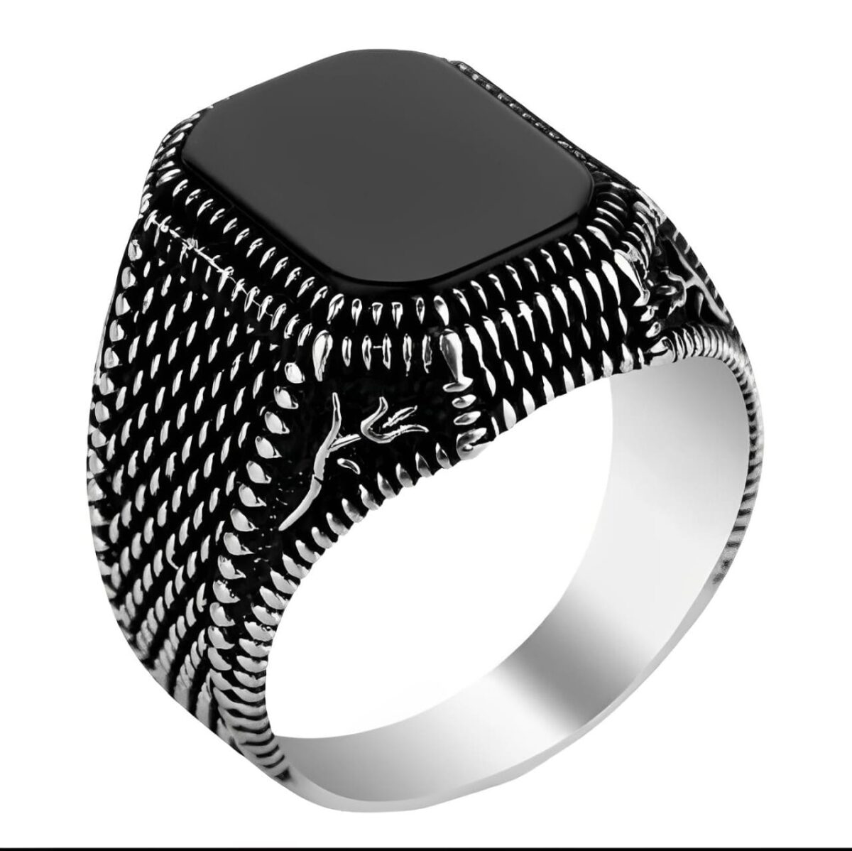 Turkish Onyx Ring | Silver - Image 2
