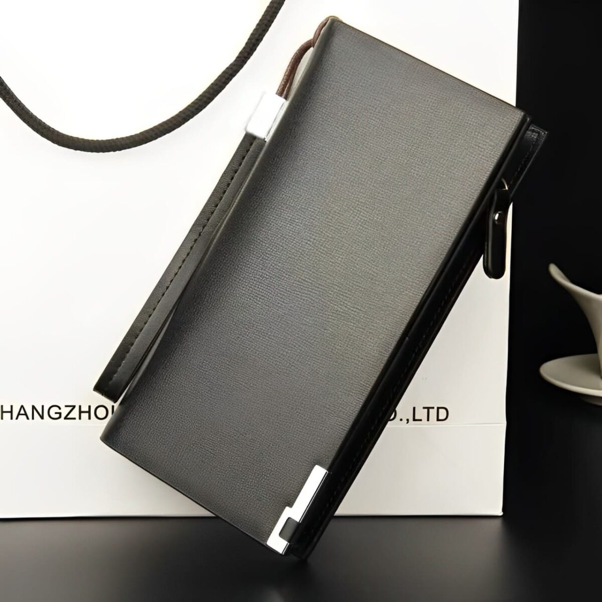 Stylish Long PU Leather Mobile Wallet - Image 3
