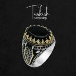 Turkish Onyx Ring Round | Black