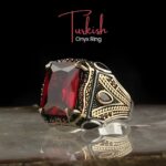 Turkish Onyx Ring | Red