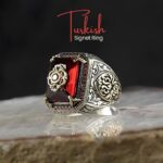 Turkish Signet Ring | Red