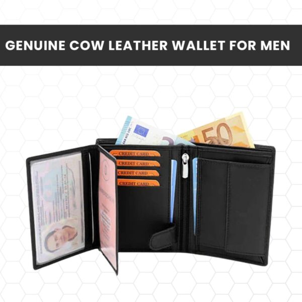 Genuine Cow Leather Wallet For Men