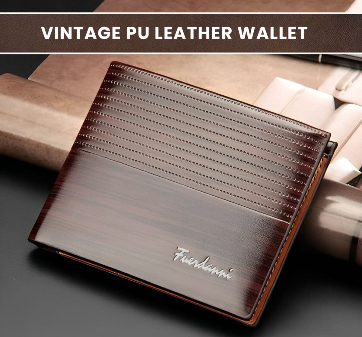 Vintage PU Leather Wallet