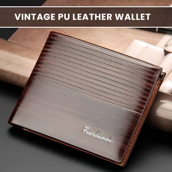 Vintage PU Leather Wallet
