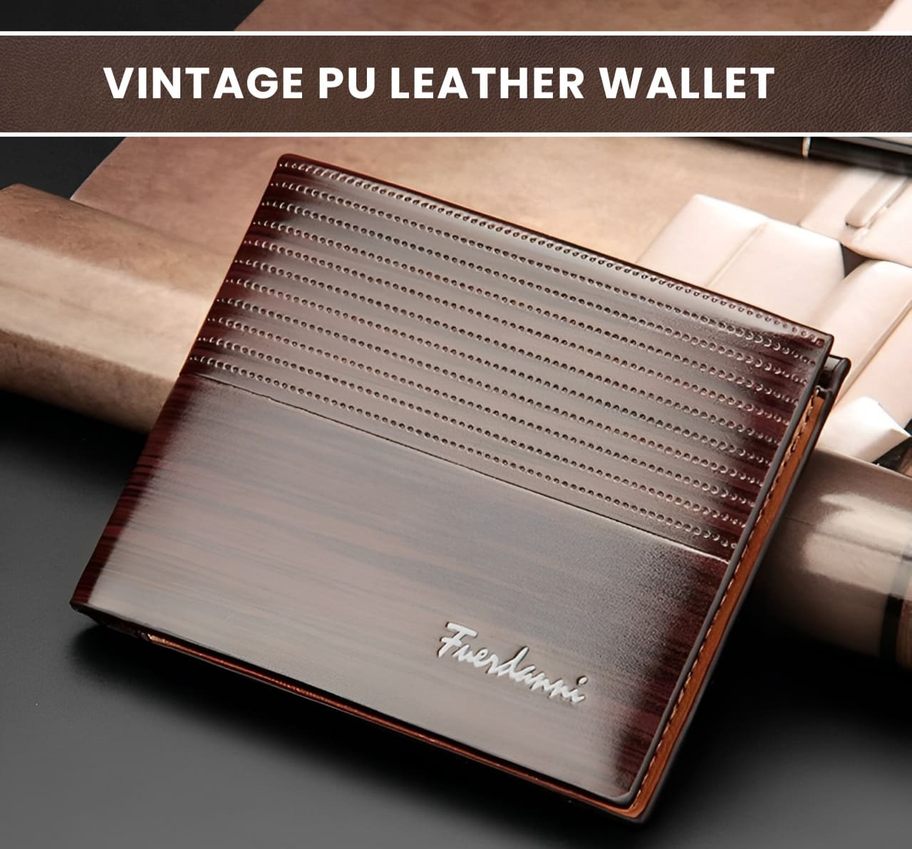 Vintage PU Leather Wallet