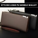 Stylish Long PU Leather Mobile Wallet